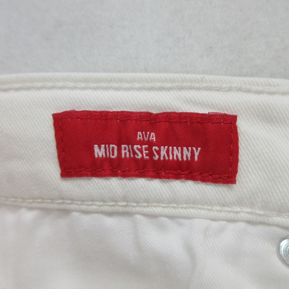 Lucky Brand Women's Ava Mid Rise Skinny Jeans White Denim Stretch Size 10 30 - Picture 13 of 16